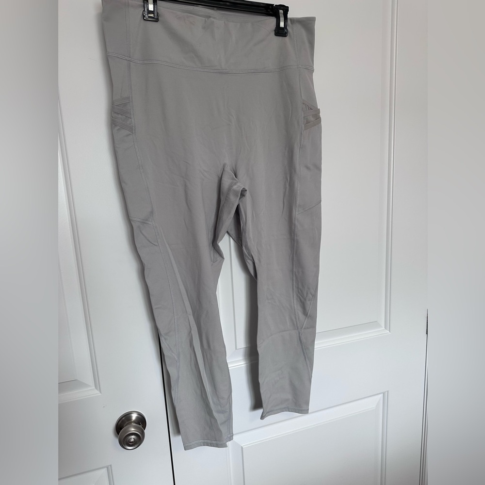 Fabletics, light grey/stone yoga pants
